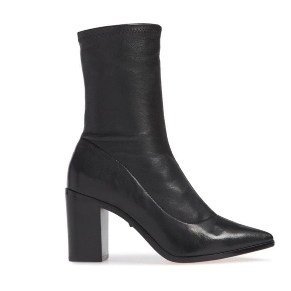 Schutz Amelie Amellie Stretch Leather Ankle Boots